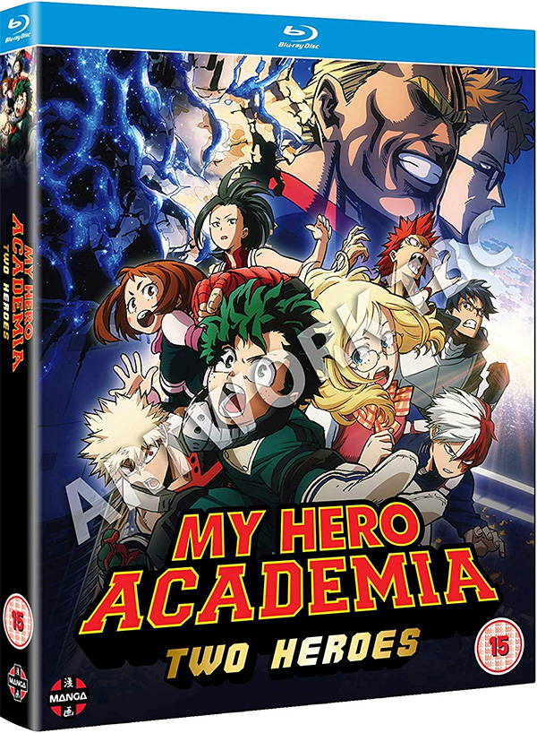 Capas do DVD/BD de My Hero Academia: Two Heroes